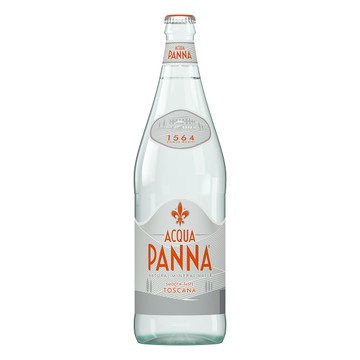 免運 義大利普娜Acqua Panna天然礦泉水 1000ml x12瓶(玻璃瓶) 免運費 進口水 天然水  Acqua Panna