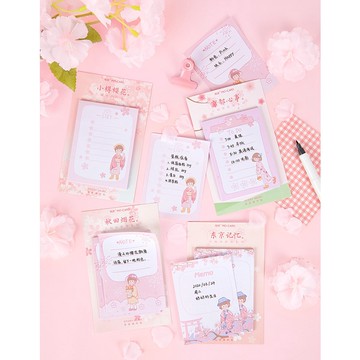 🍋檸檬青🍋 台灣現貨特價售完無補卡通小櫻日本遊系列4款30張入便利貼N次貼記事留言備忘貼