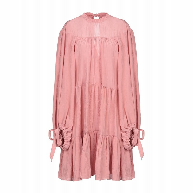 3 1フィリップリム 3 1 Phillip Lim ミニワンピース ドレス パステルピンク 4 レーヨン 100 ミニワンピース ドレス 通販 Lineポイント最大1 0 Get Lineショッピング