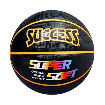 SUCCESS 成功 超黏螢光籃球 體美式球網 運動用球 教學指定用 正式比賽標準規格  S1171C(橘)  7號  1顆