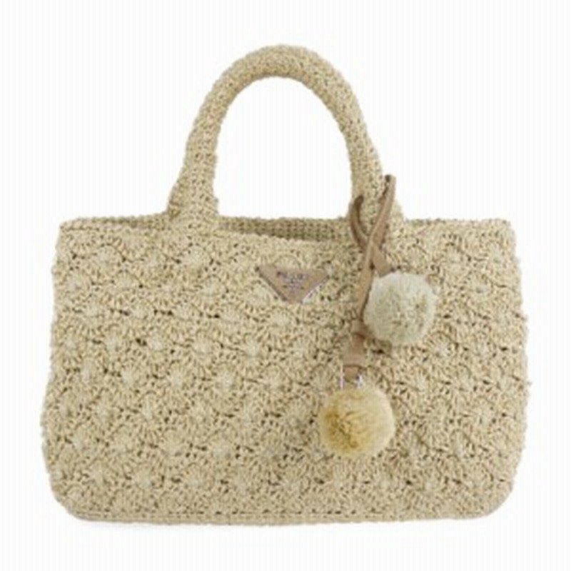 超新作】 Prada 美品 ラフィアBag カナパ - かごバッグ - cronoslab.org