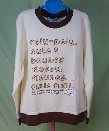 【震撼精品百貨】大耳狗 Cinnamoroll喜拿狗~長袖T_咖啡邊