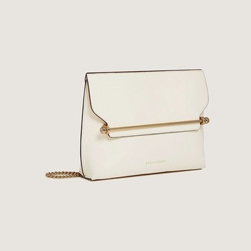 Strathberry - Stylist - Crossbody Leather Clutch - Cream