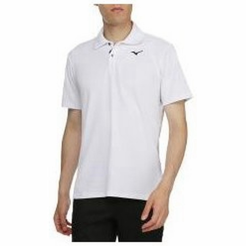ミズノ Mizuno ドライエアロフロー半袖シャツ ポロ衿 メンズ ゴルフ ホワイト 52ma9005 01 通販 Lineポイント最大get Lineショッピング