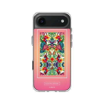 iPhone Air Clear Case（相機按鈕） 透明 - Catalina Estrada - Red Jungle