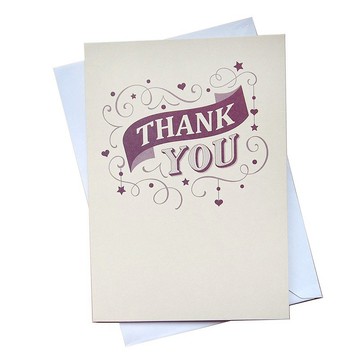 彩帶圍繞的感謝【Hallmark-UK卡片 無限感謝】