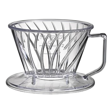 HARIO 好璃奧 透明台型樹脂濾杯01 100 x 122 x 69mm 50g  1個