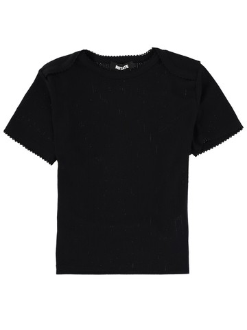 rotate birger christensen "pointelle" t-shirt