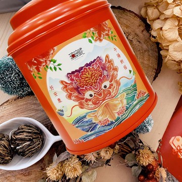 V2【無藏】端午公益禮盒 工藝花茶_開花茶綜合款10顆大罐裝