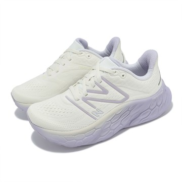 [ACS] New Balance 慢跑鞋 Fresh Foam X More V4 D 寬楦 女鞋 白 紫 厚底 NB 運動鞋 WMORCU4-D