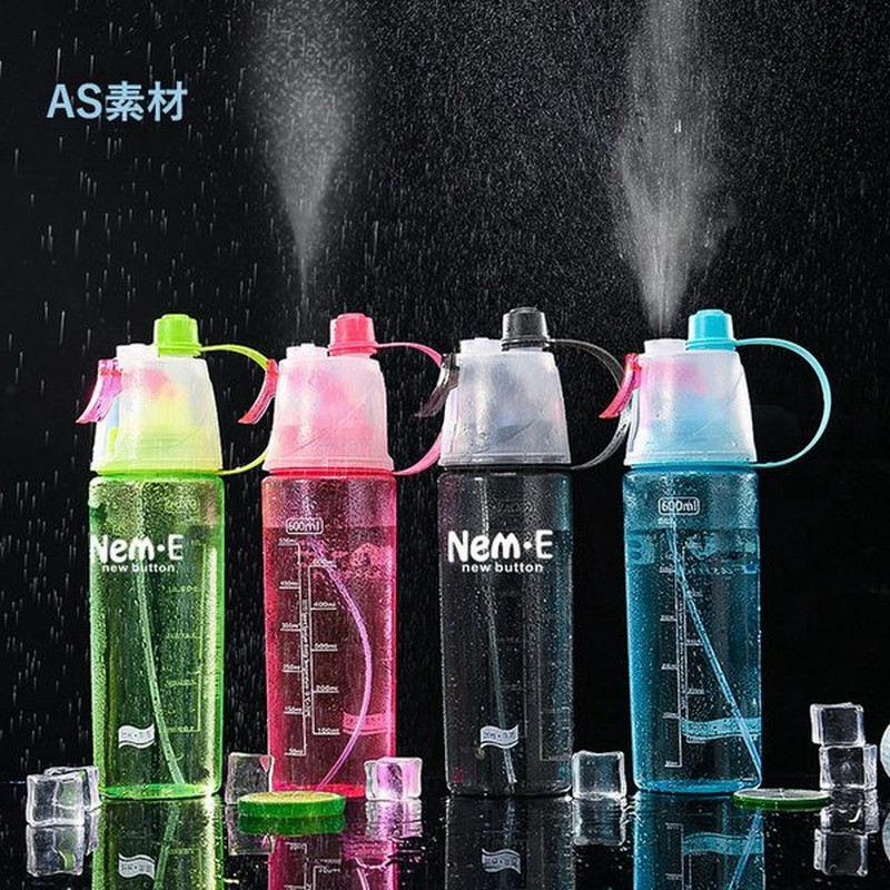 スプレー ボトル ミスト 瞬間クールダウン熱中症対策 自転車 ウォーターボトルおしゃれ スポーツ 子供 水筒 アイス 冷感 水分補給 600ml レジャー 通販 Lineポイント最大get Lineショッピング