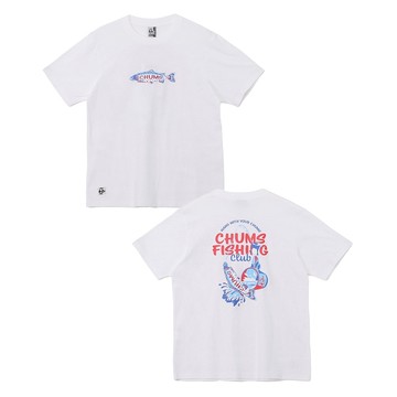 CHUMS CHUMS Fishing Club T-Shirt 男 短袖上衣 白色 CH012753W001