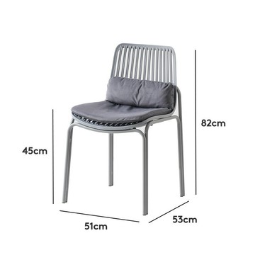 輕奢簡約戶外椅子 網紅戶外防水椅 創意  家用陽臺休閑椅 單人椅G9/19