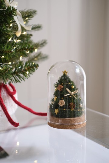 【聖誕禮盒】迷你聖誕樹玻璃桌擺