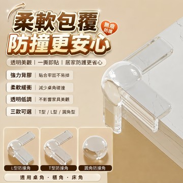 【現貨秒發🥇附贈背貼】防撞角 桌角防撞 防撞貼 安全防護 防撞 桌腳防撞 牢固不掉 桌角保護套 防護角 護角 透明防撞角