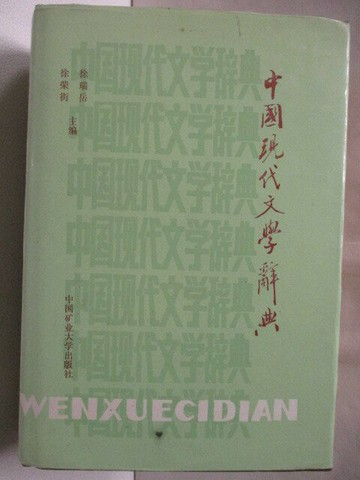 【書寶二手書T3／字典_S1J】中國現代文學辭典_徐瑞岳、徐榮街_簡體
