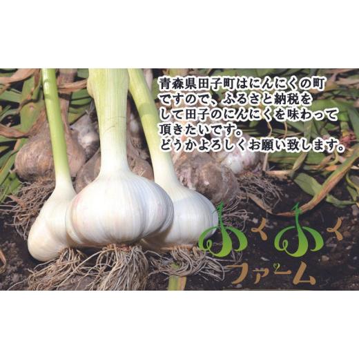 ふるさと納税 青森県 田子町 田子産にんにく約1kg（MサイズA〜B品）