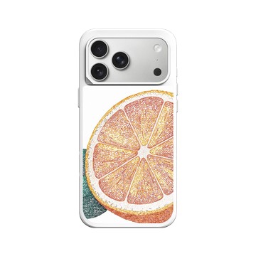 iPhone 17 Pro Max SolidX 白 - MOLECULARTS - 柳橙