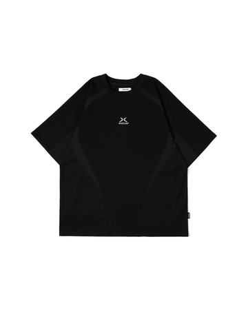 WISDOM® x ALLENKO3 TENCELTM SPLICED S/S TEE  //BLACK