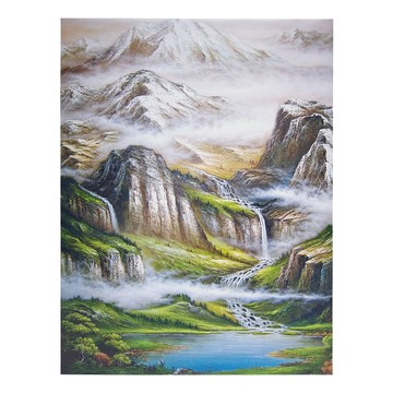 單聯式直幅山水 - 壯麗山水壁掛裝飾 提升居家品味  80 x 60cm  多色