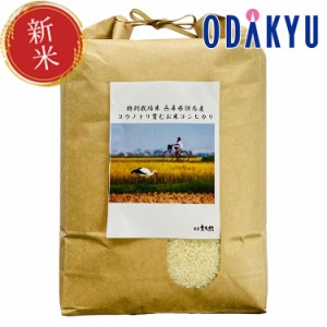 新米 令和５年産 特別栽培米　兵庫県産 コウノトリ育むお米 コシヒカリ 5kg ※沖縄・離島へは届不可