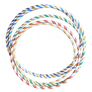 呼啦圈 4號雷射晶晶彩虹呼拉圈/一件30個入(定250) 直徑約81cm~台灣製造