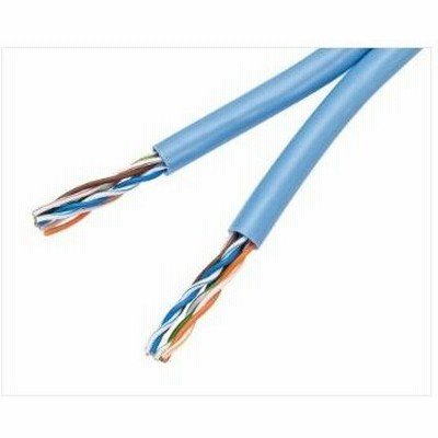 『2年保証』 伸興電線 エコ電線 LAN用メタルケーブル カテゴリー6 0.5mm 4対 300m巻 薄青 EM-SKLAN-CAT6 0.5mm×4P×300m - DIY