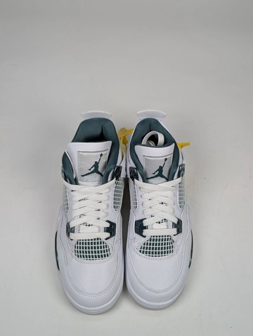 微瑕疵-左腳外側破皮 FQ8213-103 5.5Y Air Jordan 4 "Oxidized Green" GS 氧化復古綠 大童 女鞋