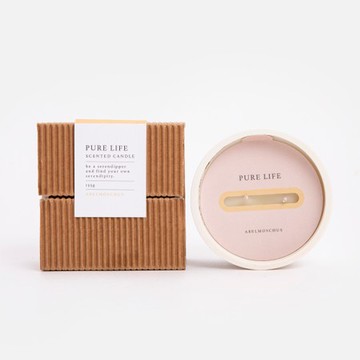 日光香氛蠟燭135g 茉莉花與黃葵子