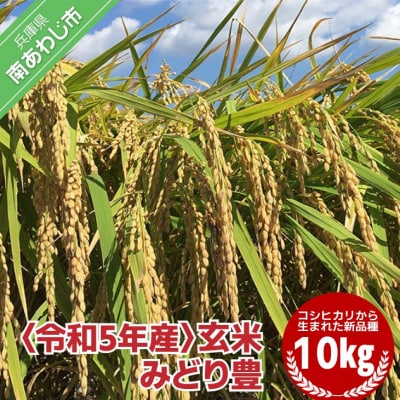 令和5年産・玄米『みどり豊』10kg