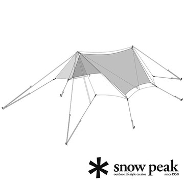 出清特價【日本 snow peak】 內掛頂布 /焚火方形天幕帳用 TP-430-1 帳篷.天幕帳.圓頂帳.營釘.營槌.營柱.紮營.露營.戶外.休閒