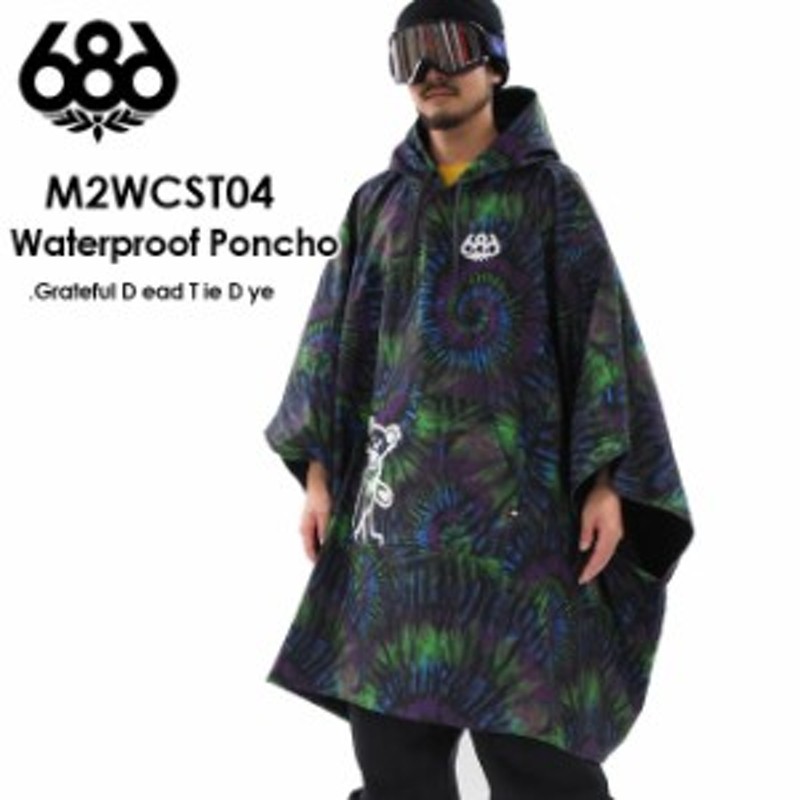 ポンチョ 686 SIX EIGHT SIX Waterproof Poncho GRATEFUL DEAD TIE DYE ...