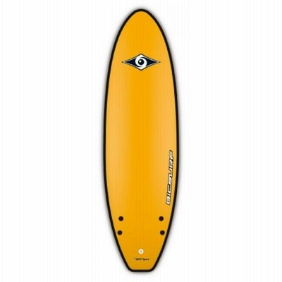 サーフィン BIC Sport Kid's G-Board EVO Twin Soft Surfboard, Yellow, 5-Feet 6-Inch x 19.4-Inch