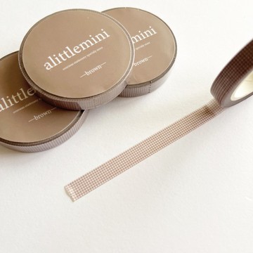 7mm 寬紙膠帶 【brown】