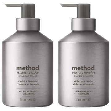 method 美則 金緻洗手乳 霧銀灰  354ml  2瓶