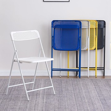 【臺灣公司 可打統編】免運 折疊椅 贝里奥休闲椅办公椅家用简约塑料折叠靠背电脑椅便携凳培训电脑椅 可開發票 全館五折 工廠現貨直銷 新品特價 m10024