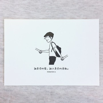 我在想你明信片-C131