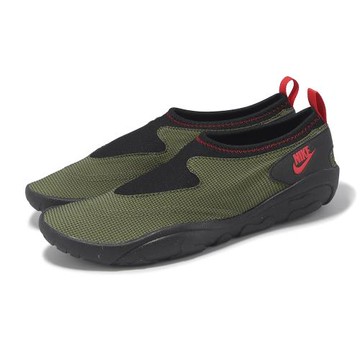 Nike 沙灘溯溪鞋 Aqua Turf 男鞋 綠 黑 戶外鞋 水鞋 襪套 休閒鞋 FZ5627-200