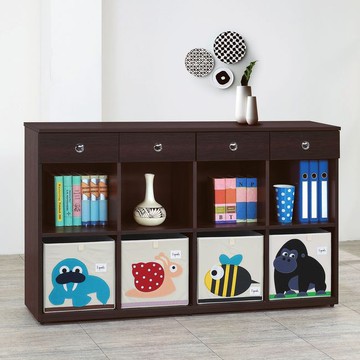 【RA805-4】安寶耐磨胡桃5尺多功能置物櫃