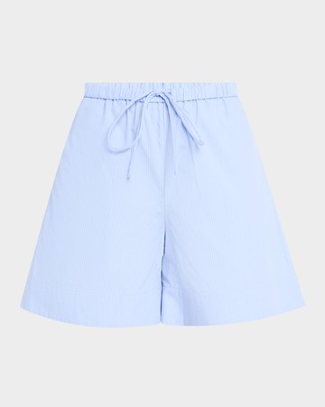 Ifeion Striped Organic Cotton Shorts