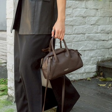 韓國製 Bucks & Leather 多背法羊皮保齡球包（三色） - 黑