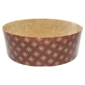 Pimex 彩紋圓盒 花紋 20入 185x60mm  幸運 棕色  1組