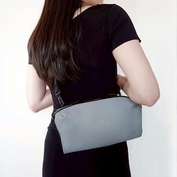 【防疫好消毒】 Urban | 自行車斜挎雙用包 - 冷灰