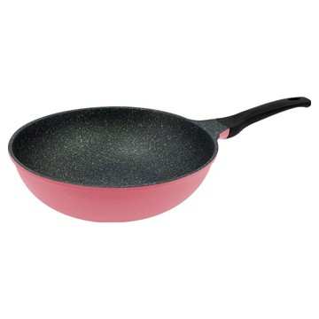 PLUS PERFECT 理想 韓國晶鑽2代不沾炒鍋 無蓋 粉紅色  32cm  1個
