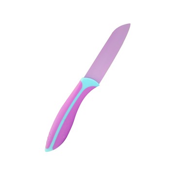 CLARE 可蕾爾 絢彩刀具 水果刀  粉紫環保裝-Leidea樂德兒