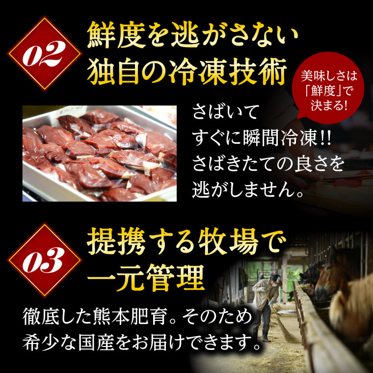 お中元 馬刺し 熊本 国産 バラエティセット 300g 約6人前 赤身 たてがみ ユッケ 馬肉 ギフト おつまみ 熊本馬刺し専門店 2023 お歳暮 肉