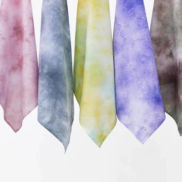 日本製純棉和晒 筒染大手帕 kenema+