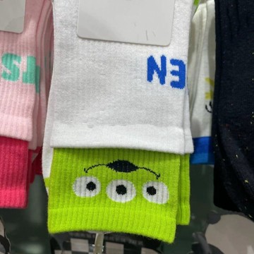 小紅書同款 襪子 中筒襪 高街爆款襪子 卡通 拼色 長襪 卡通中筒襪 雙羅口森系 學生襪 可愛襪子