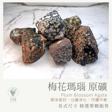 【宜室感】 梅花瑪瑙 精選單顆販售 天然礦石擺飾 | 天然水晶 原礦 礦石收藏 原石 辦公室擺設