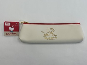 【100 Life Japan Can Do】(H)三麗鷗-Kitty印花筆袋(1入)